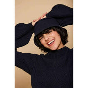 Hindbag Navy Bob Wool Bucket Hat