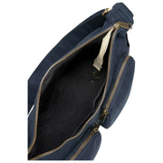 Hindbag Navy Emile Multi Pocket Shoulder Bag