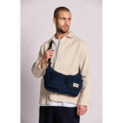 Hindbag Navy Emile Multi Pocket Shoulder Bag