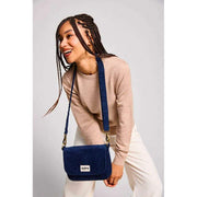 Hindbag Navy Margault Shoulder Bag