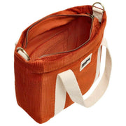 Hindbag Orange Louise Square Crossbody Bag