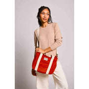 Hindbag Orange Louise Square Crossbody Bag