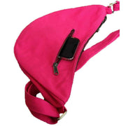 Hindbag Pink Andrea Half Moon Bag