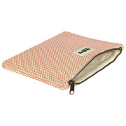 Hindbag Pink Ema Woven Medium Zipped Pouch