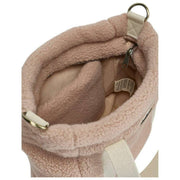 Hindbag Pink Louise Square Teddy Crossbody Bag