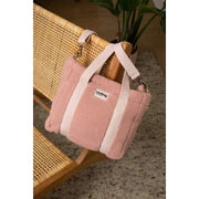 Hindbag Pink Louise Square Teddy Crossbody Bag