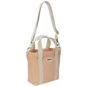 Hindbag Pink Louise Square Woven Crossbody Bag