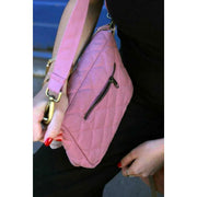 Hindbag Pink Margault Quilted Shoulder Bag