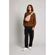 Hindbag Pink Olivia Teddy Bum Bag