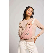 Hindbag Pink Sasha Large Teddy Bum Bag