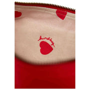 Hindbag Red Andrea Half Moon Bag