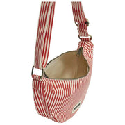 Hindbag Red Andrea Half Moon Bag