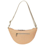Hindbag Red Andrea Woven Half Moon Bag
