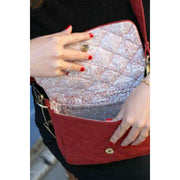 Hindbag Red Margault Quilted Shoulder Bag