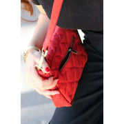 Hindbag Red Margault Quilted Shoulder Bag