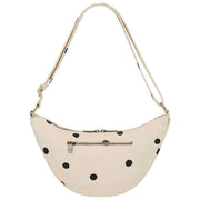 Hindbag White Andrea Half Moon Bag