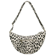 Hindbag White Andrea Half Moon Bag