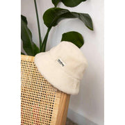 Hindbag White Bob Teddy Bucket Hat