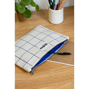 Hindbag White Ema Medium Zipped Pouch