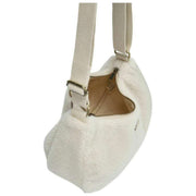 Hindbag White Rosa Large Teddy Shoulder Bag