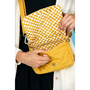 Hindbag Yellow Margault Quilted Shoulder Bag