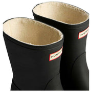 Hunter Black Downpour Short Insulated Wellington Boots