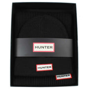 Hunter Black Jura Scarf and Beanie Gift Set