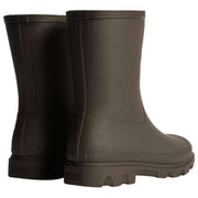 Hunter Brown Downpour Short Insulated Wellington Boots