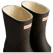 Hunter Brown Downpour Short Insulated Wellington Boots