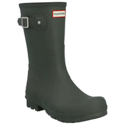 Hunter Green Original Short Tartan Lined Boots