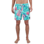 Hurley Green Cannonball Volley 17inch Board Shorts