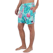Hurley Green Cannonball Volley 17inch Board Shorts