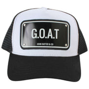 John Hatter Black GOAT Aluminium Trucker Hat