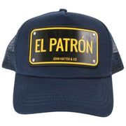 John Hatter Navy El Patron Aluminium Trucker Hat