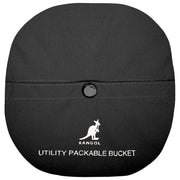 Kangol Black Multi-Utility Packable Bucket Hat