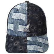 Kangol Blue Denim Mashup Baseball Cap