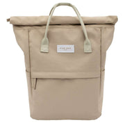 Kind Bag London Beige Hackney Medium Backpack