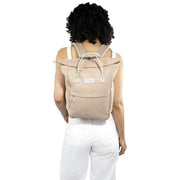 Kind Bag London Beige Hackney Medium Backpack