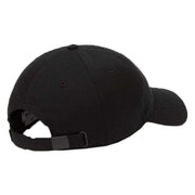 Lacoste Black Embroidered Croc Organic Cotton Twill Cap