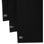 Lacoste Black Regular Fit Crew Neck 3 Pack T-Shirts