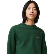 Lacoste Green Organic Brushed Cotton Sweatshirt