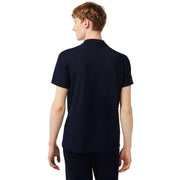 Lacoste Navy Regular Fit Stretch Organic Cotton Polo Shirt