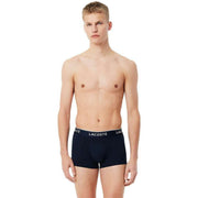 Lacoste Navy Stretch Cotton 3 Pack Trunks