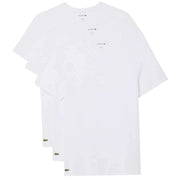 Lacoste White Slim Fit Crew Neck 3 Pack T-Shirts