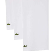 Lacoste White Slim Fit Crew Neck 3 Pack T-Shirts