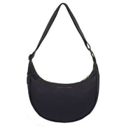Lefrik Black Lua Stripes Shoulder Bag