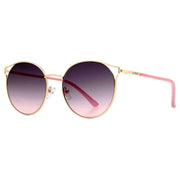 Lipsy London Red D-Frame Diamante Round Sunglasses