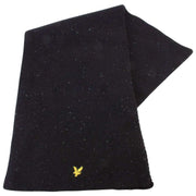 Lyle & Scott Black Donegal Scarf and Beanie Gift Set