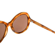 MessyWeekend Brown Olivia Sunglasses