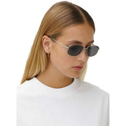 MessyWeekend Silver Laurence Sunglasses